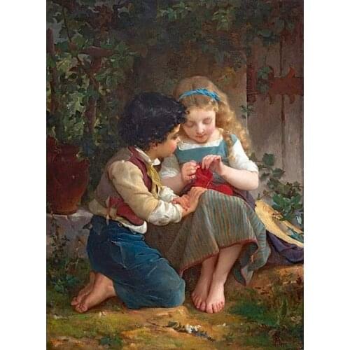 GATYZTORY 60x75cm DIY Painting By Numbers Figure Picture HandPainted Oil Painting Canvas Colouring Unique Gift Home Decor