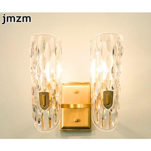 Jmzm Classical Wall Lamp Living Room Bedroom Dressing Table Mirror Front Lamp Sconce Light Creative Transparent Lighting 90-260V