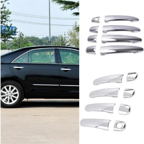 Lightweight 4Pcs Protective Durable Door Handle Molding Sturdy Door Handle Cover Trim Fine Workmanship