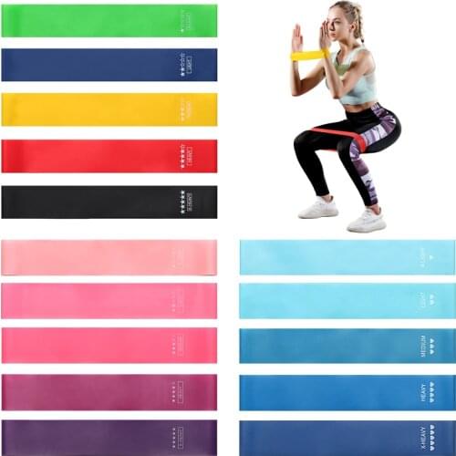 Resistance Bands Fitness Gum Workout Rubber Loop Latex Yoga Gym Strength Training Band Athletic Fitness Equipment Bands expander