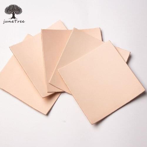 Small size vegetable tanned leather thick genuine leather Natural square piece Cowhide First Layer leather hides cow skin