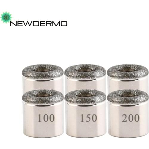 NEWDERMO 5 PCS Cylindrical Microdermabrasion Tips For Multi-Function Diamond Exfoliating Skin Rejuvenation Salon Beauty Machine
