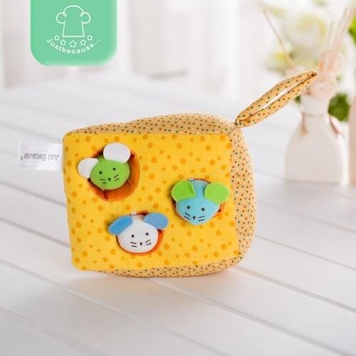Activity Toy Cheese with Bell, 0-1 year Toy For Baby