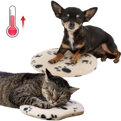 Pet Microwave Heating Pad Portable Bite-Resistant Electric Pet Warming Pad With Replacement Cover For Cats Puppies