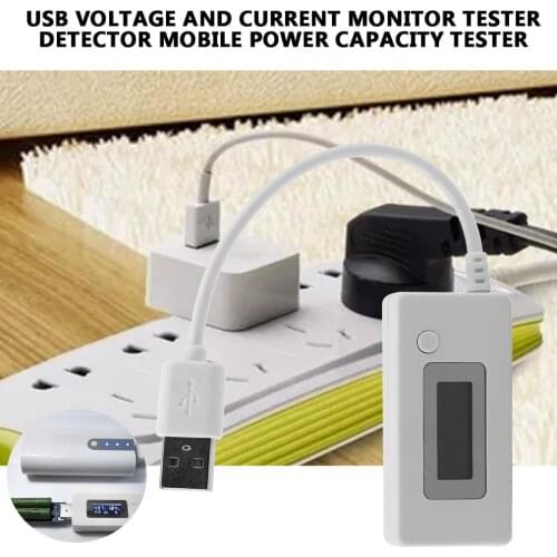 Professional LCD USB Mini Voltage and Current Tester Detector Mobile Power Capacity Tester KCX-017