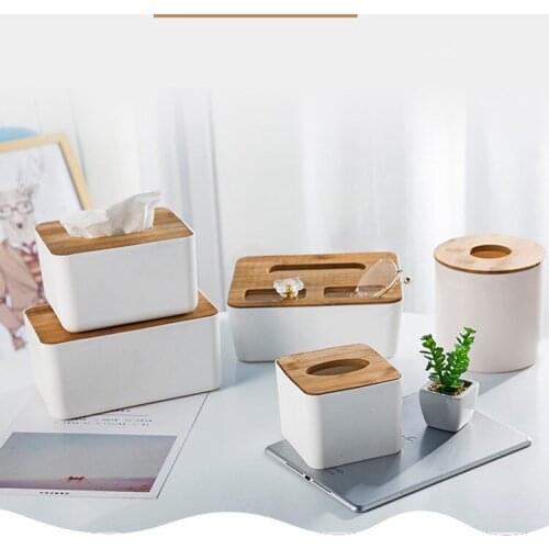 Rectangular Tissue Box Paper Rack Office Table Accessories Facial Case Holder Napkin Tray for Home Hotel Car Office Decor