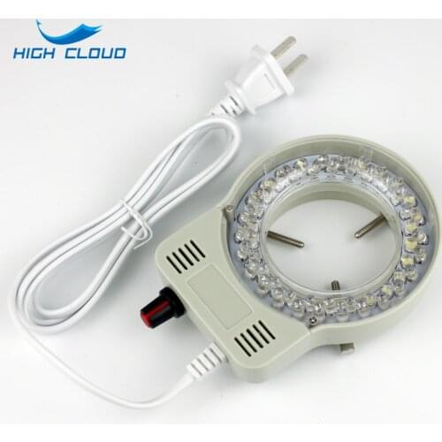 110-220V LED Output Adjustable Ring Light Iluminator Lamp For Industry Stereo Microscope Camera Magnifier light source