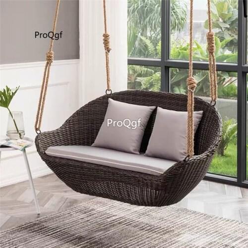 Prodgf 1 Set rattan garden hanging two people seat korean like chair