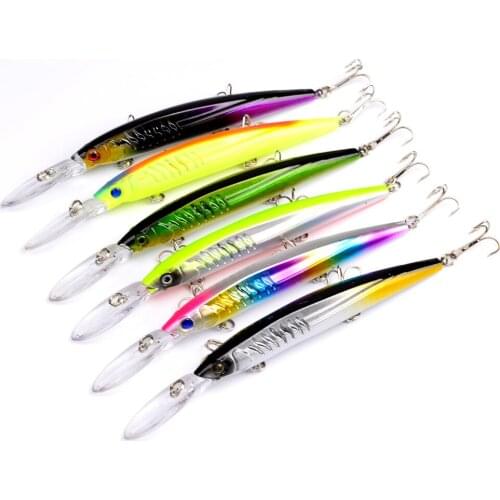 15.2cm 12g Minnow quality Fishing lures 2020 hard Swimbait meticulous fish skin fishhook shake Lip piece Dive Artificial Bass