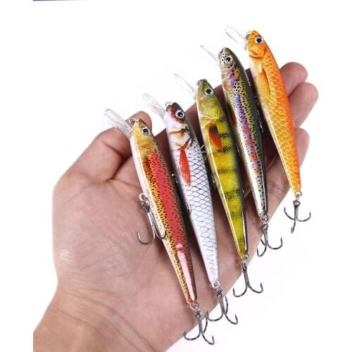 1PCS Minnow Fishing Lure110mm/11g Floating Hard Wobbler Crankbait Jig Hard Bait Artificial Bait Trout Pike Carp Fishing tackle