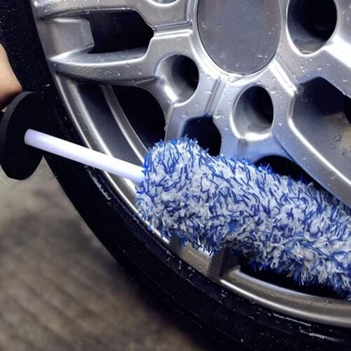 42X8cm Durable Automobile Car Wheel Hub Cleaning Brush Microfiber Detailing Brush Rim Wheel Cleaning Tire Washing Sponge Tool