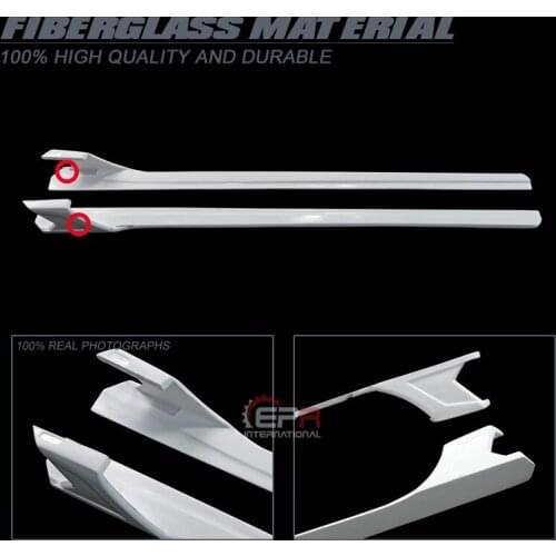 For Subaru BRZ Toyota FT86 GT86 FRS FRP Fiberglass Unpainted EPA Style Side skirt extension Exterior Accessories kits