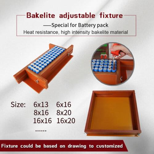 Universal Adjustable Battery Fixture Spot Welder Welding Fixed Fixture For 18650 26650 32650 Power Lithium Batteries Pack