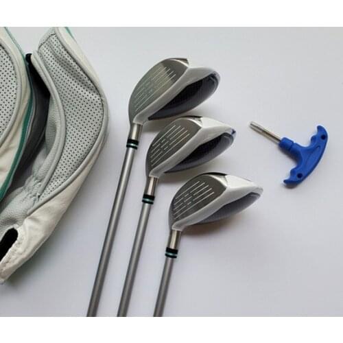 WOMEN GOLF CLUBS MAX 2 HYBRIDS MAX2 GOLF HYBRIDS 21/23/27 DEGREES LADY FLEX GRAPHITE SHAFT WITH HEAD COVER