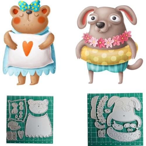 Animal Metal Cutting Dies House Scrapbooking Photo Album Embossing Paper Cards Making