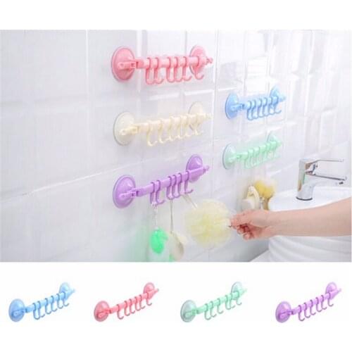 1Pcs Adjustable Suction Hooks Supper Power Vaccum Sucker Stand Hook Kitchen Bathroom Hanger Drop Home Supplies 5ZCF244