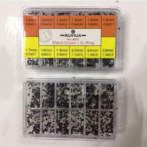 1000 Packs Mini O-Ring Waterproof Watches Seals Accessories Repair Parts