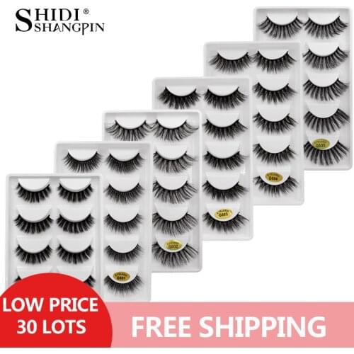Fluffy 150 pairs/lot natural 3d mink lashes volume makeup mink eyelashes false eyelashes soft faux cils fluffy maquiagem in bulk