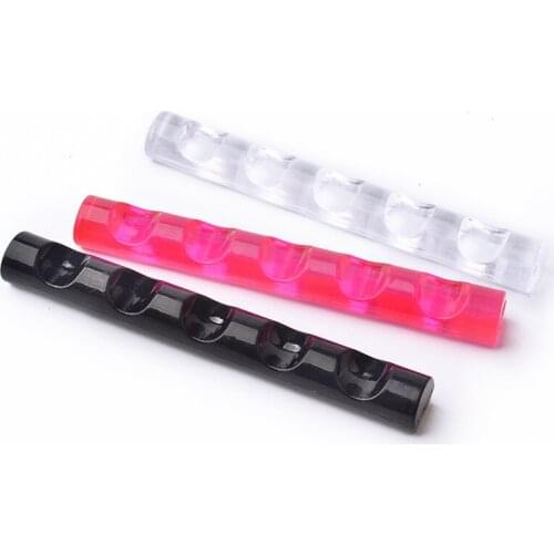 1PC Nail Brush Stand 5 Grids Acrylic Rack Rest Painting Art Pen Holder Acrylic Nail Art Pen Rack Nail Art Tool