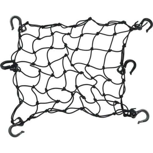 42*42cm Bicycle Luggage Net Sunproof Waterproof Pocket Motorcycle Fuel Tank Helmet Fixed Net Cover Imported Latex Net Cover