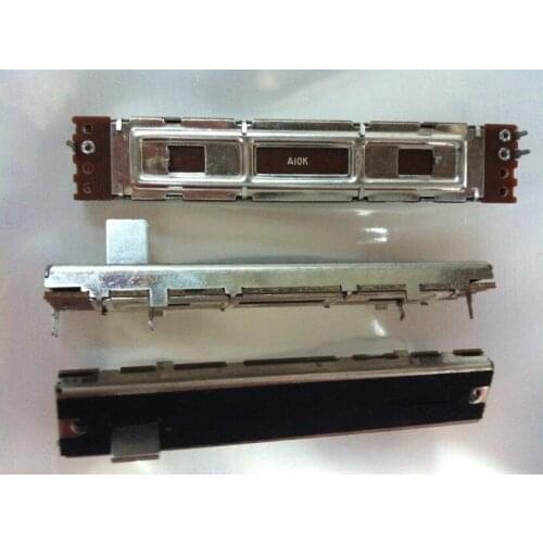 8.8 cm wide-type straight sliding potentiometer single-A10K axis 10MM mixer potentiometer volume fader free shippping
