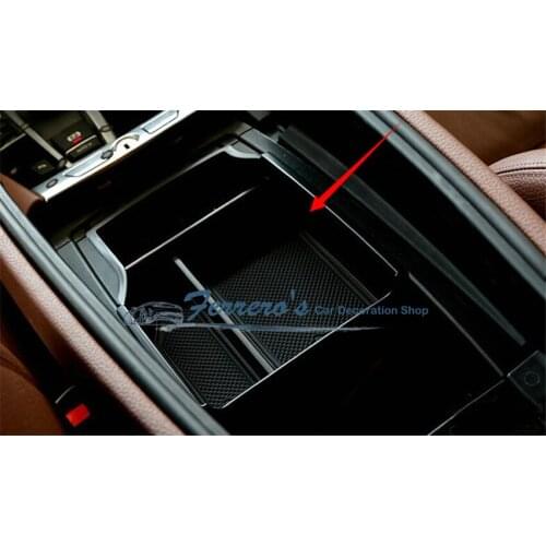 Free shipping car cover car sticker central armrest store content box for BMW 2014-2016 5series GT F07