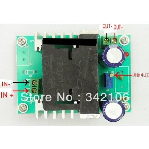 Free Shipping!! 5pcs YDS DC Converter Step Down Power Module Voltage Regulator IN 12-45V OUT 0.7-21V 8A module sensor