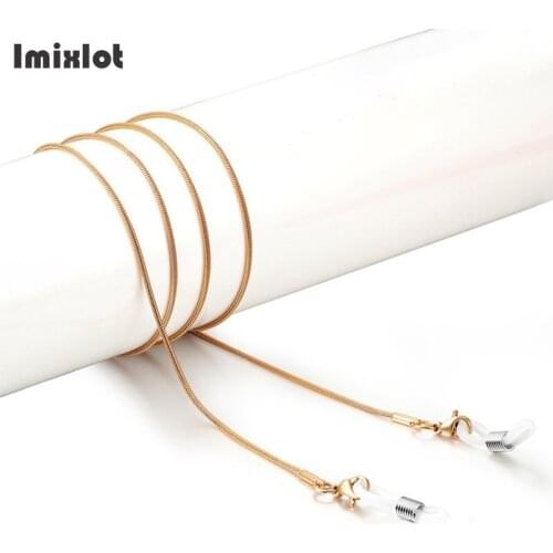 Fashion Glasses Chains Gold Silver Color Sunglasses Spectacles Vintage Chain Holder Cord Lanyard Necklace Eyewear Accessories