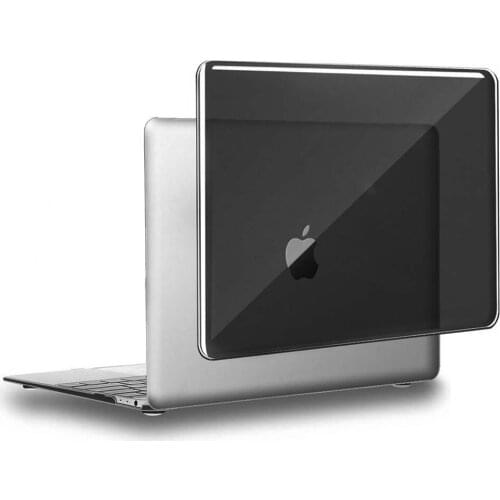 For Apple MacBook Air Pro Retina 11 12 13 15&New Air 13/Pro 13 15 16 inch with Touch Bar-Black Crystal Hard Shell Laptop case