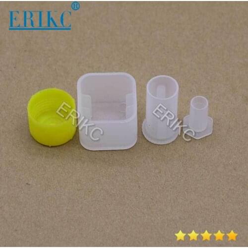 ERIKC Injector Plastic Cap Diesel Fuel Injector Protection Cap for Bosch Piezo Injector and Plastic Cap 4pcs/set