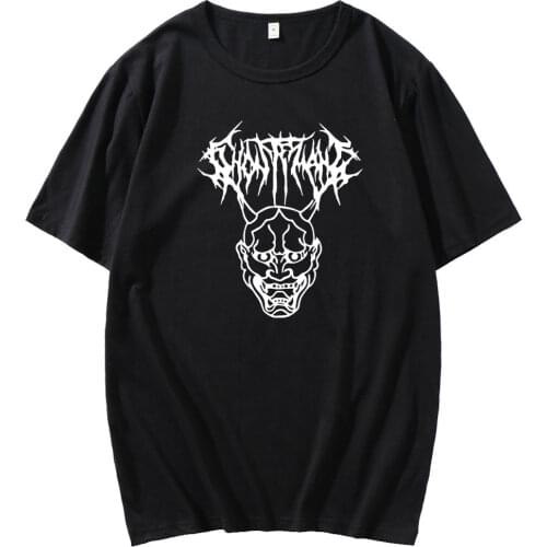 Printing Ghostemane T-shirt men Mercury Retrograde Street hip hop Harajuku mens t-shirt Summer oversized t-shirt Fashion Mens