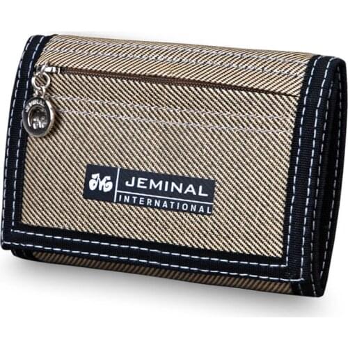 Canvas Male Purses Wallet Cards Holder Mens Short Wallets Hasp Zipper Good Qaulity Money Bags Change Coin Purse Pocket Notecase