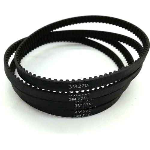 HTD 3M, Timing Belt, Closed-loop, 270mm length, 90 teeth, 6mm width