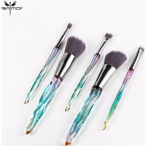 Anmor 5Pcs/lot Makeup Brushes Make Up Brush Foundation Set Eyeshadow Eye shadow Professional Cosmetic Tool Pinceaux Maquillage