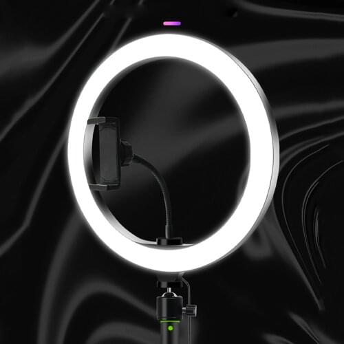 26CM Large LED Ring Lamp With Tripod Selfie Ring Light With Stand Lighting Control USB Ringlight For Phone Video Live