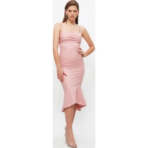 Trendyol Collar Detail Dress TPRSS21EL3768