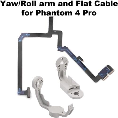 Gimbal Yaw Arm Roll Bracket Robbin Flat Cable Flex for DJI Phantom 4 Pro Drone Camera Repairing Parts Accessory