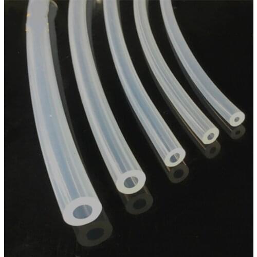 Silicone rubber tube 1x2 1x3 2x3 2x4 2x5 3x4 3x5 3x6 3x8 mm transparent clear pipe Hose medical plumbing
