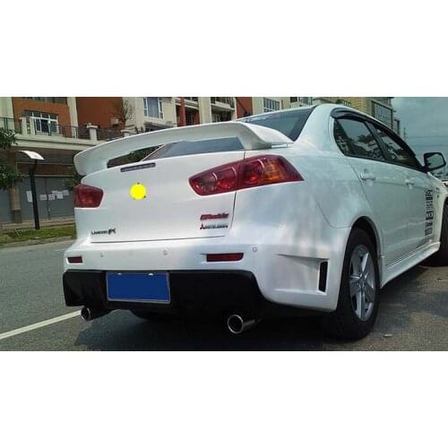 Unpaninted Wing Spoiler For 2008-2020 Mitsubishi Lancer EVO 10 X Style Rear ABS Spoilers Factory Trunk