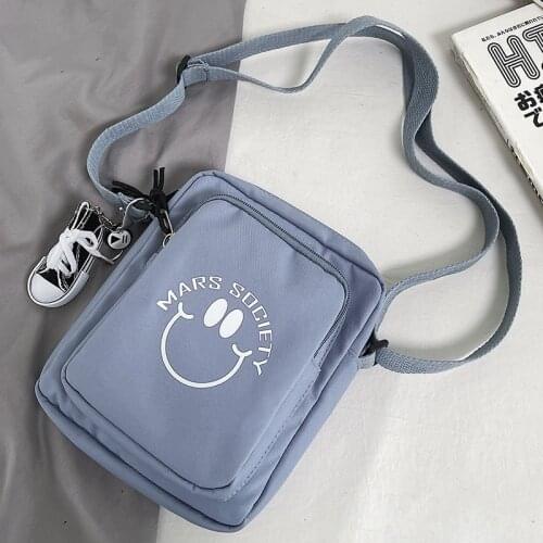 2021 New Casual Daily Carry Shoulder Bags Nylon Flap Women Crossbody Messenger Pack Ladies Totes Bolsa Feminina Small