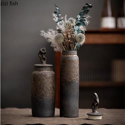 Stoneware Tea Caddy Ceramic Airtight Jar Storage Tank Tea Box Tea Container Tea Organizer Organize Box Decorative Jar Candy Jar