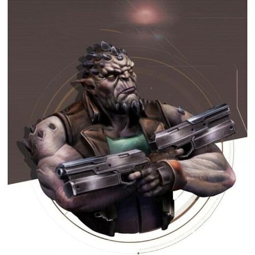 1/12 ancient warrior Bust Resin figure Model kits Miniature gk Unassembly Unpainted