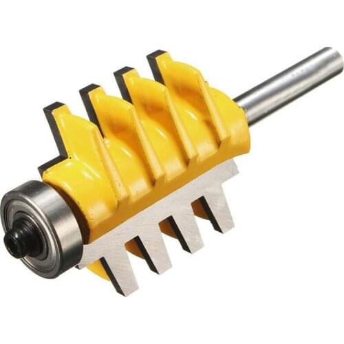 1pc New 1/4" Shank Router Bit Reversible Finger Joint Glue Router Bit For Woodwork Cutter Tool