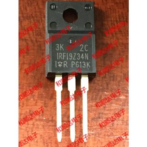 10pcs/lot IRFI9Z34N New stock TO-220F -55V -14A