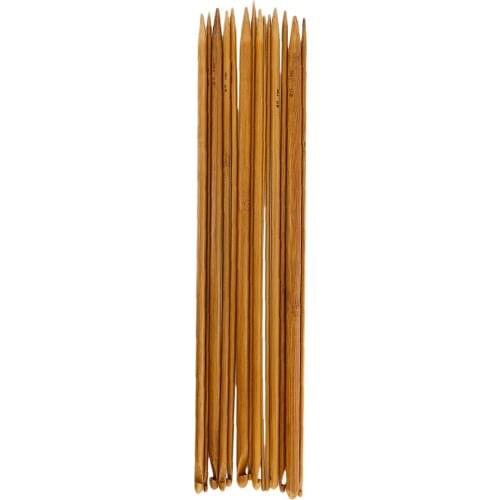 13.8" Bamboo Needle Afghan Tunisian Crochet Hooks 14 Size 3.0-10.0mm