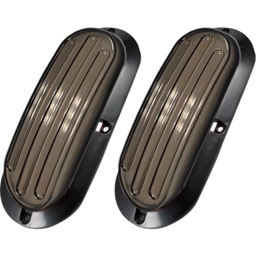 2PCS DC10-30V 6 Inch Oval Turn Signal Backup Reverse Fog Lights Tail Light for Trucks Boat Trailer RV