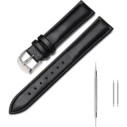20mm 22mm PU Leather Watch bands Link Bracelet Strap for Samsung Gear S3/S2 Classic Frontier Gear sport Galaxy Watch 46mm 42mm