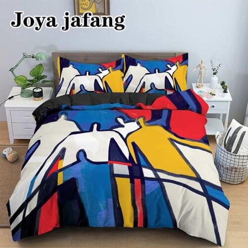 3D Artistic Abstraction Duvet Cover Comforter Cover Bedding Set Pillowcase Set