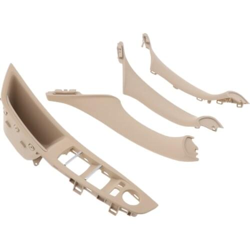 4 Pieces Inner Door Panel Pull Cover Fit for BMW 5 F10, F18