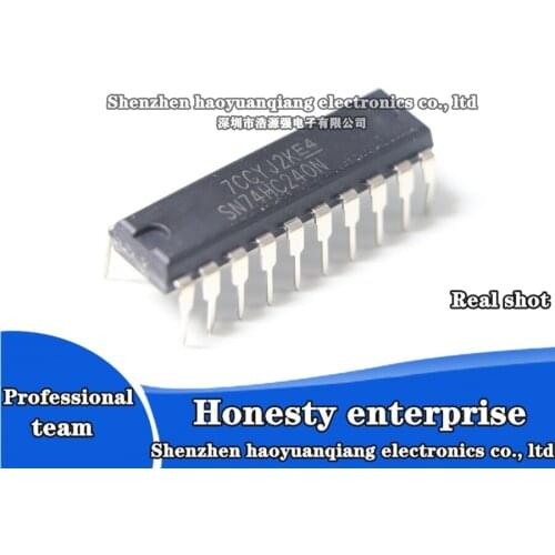 5PCS Genuine original SN74HC240N 74HC240 directly inserted DIP-20 line buffer driver chip